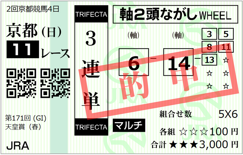 20250504京都11R天皇賞春3連単2万馬券.jpg